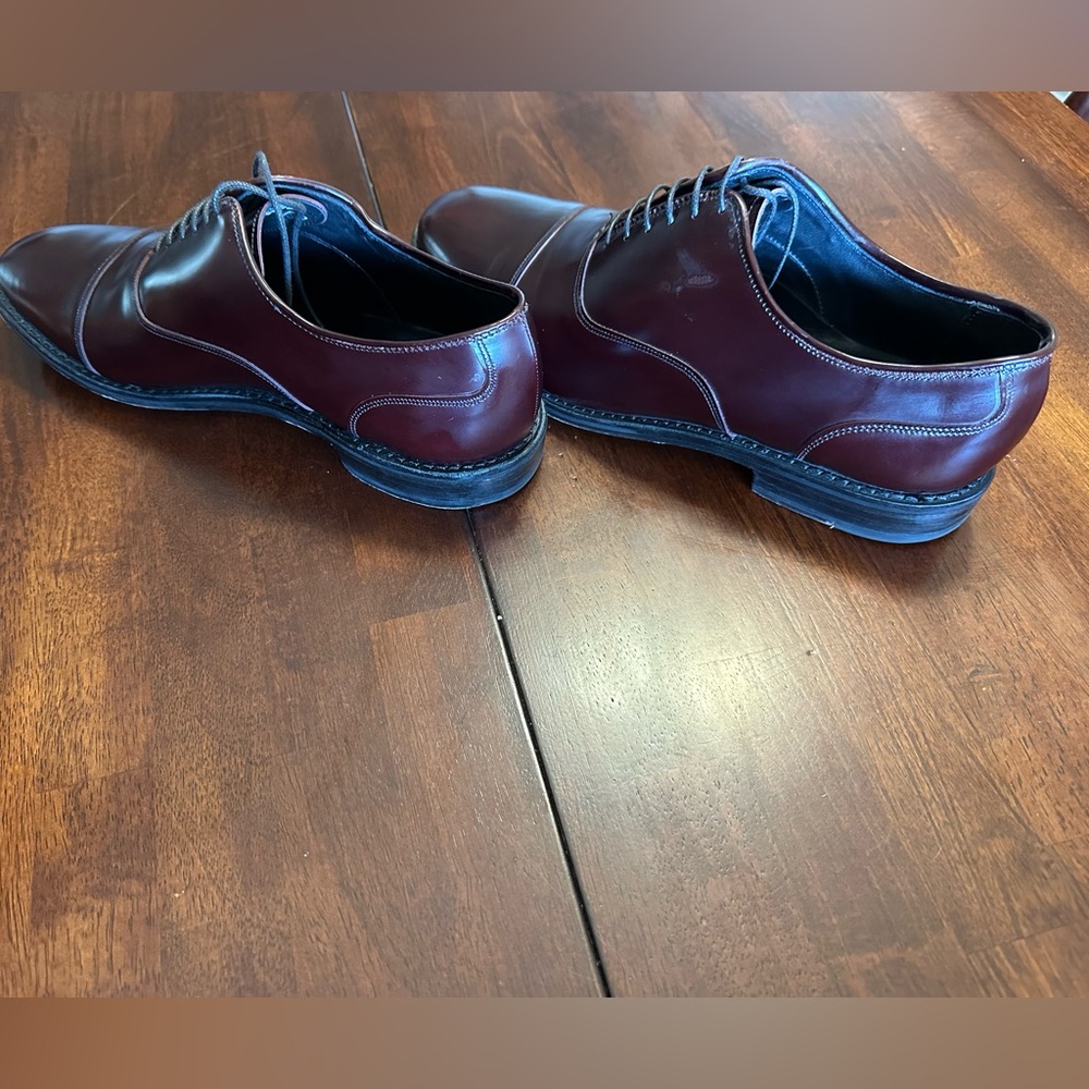 Allen Edmonds Bond Street Cap Toe Oxford 10.5D - Picture 3 of 9